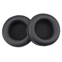 Voor JBL E50/E50BT/S500/S700 koptelefoon imitatieleer + Foam zachte oortelefoon beschermende cover earmuffs één paar (zwart) - thumbnail