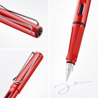 Kalligrafiepen Lamy Safari 016M Rood Blauw - thumbnail