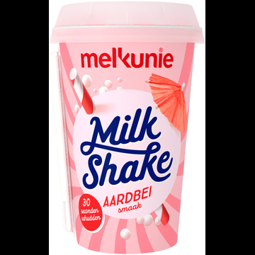 Melkunie Milk Shake Aardbei Smaak 200 ml bij Jumbo