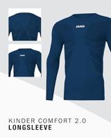 JAKO 6455 Longsleeve Comfort 2.0 - Navy - XXS - thumbnail