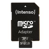 Intenso microSD-Card Class10 UHS-I 512GB Speicherkarte - thumbnail