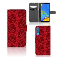 Samsung Galaxy A7 (2018) Hoesje Red Roses - thumbnail