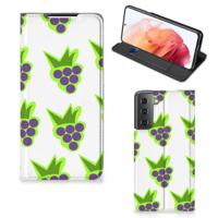 Samsung Galaxy S21 | Flip Style Cover | Druiven - thumbnail
