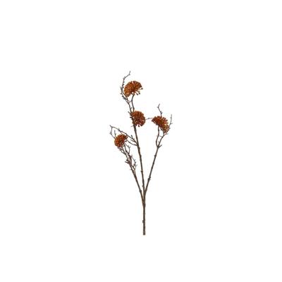 Kunstbloem Helix oranje 75x13x6,5cm