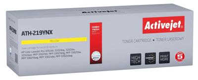 Activejet ATH-219YNX toner voor HP printer, vervanging HP 219X W2192X; Supreme; 2500 pagina's; geel, met chip