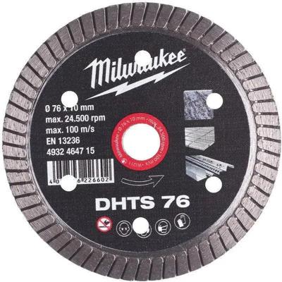 Milwaukee Diamantdoorslijpschijven DHTS DHTs 76 mm 1pc - 4932464715