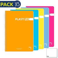 Schrift Pacsa Plastipac Multicolour Din A4 5 Onderdelen 80 Lakens - thumbnail