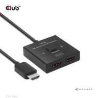 Club 3D hdmi switch 2-in-1 bi-directional for 8k60hz or 4k120hz (zwart, 0.5 meter) - thumbnail