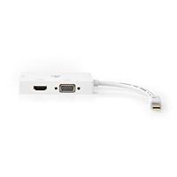 Nedis DisplayPort-Adapter | Mini-DisplayPort Male | Schakelbaar | 0.2 m | Wit | 1 stuks - CCGB37466WT02 CCGB37466WT02 - thumbnail