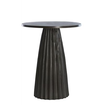 Light & Living Ronde Bijzettafel 'Veglia' 45cm, kleur Donkerbruin