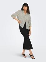 Only Onlraya 3/4 Shirt Wvn Noos Blouse Cloud Dancer Black Graphic Dot - thumbnail