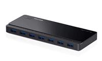 TP-Link USB 3.0 Micro B 7-Port Hub with 12V/2.5A Power Adapter and 1m USB3.0 Cable, Compatible with Windows, Mac OS X and Linux systems (UH700), Black - thumbnail