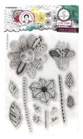Studio Light • signature collection clear stamp playful flowers - thumbnail