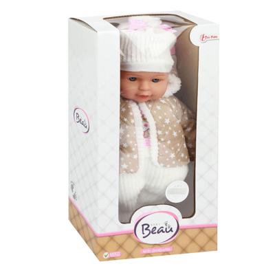 Toi-Toys Lovely baby babypop winterkleren en flesje
