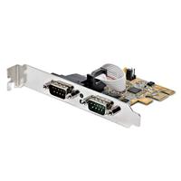 StarTech.com 2-Port PCI Express 2 poorten Seriële interfacekaart RS232 PCIe x1 - thumbnail