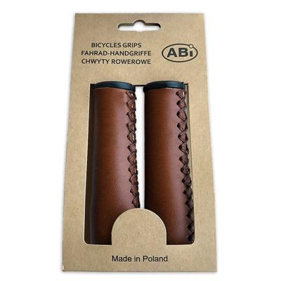 ABI kunstleer hangkaart handvatten 120mm bruin