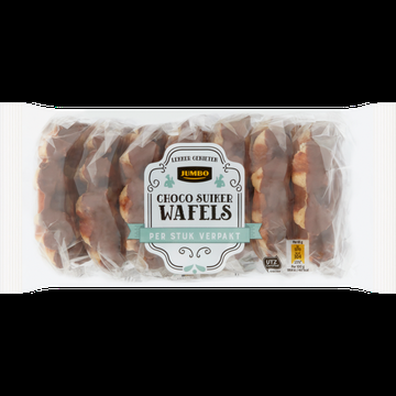 Jumbo Suikerwafels met Chocolade 7 Stuks Jumbo Suikerwafels met Chocolade 7 Stuks