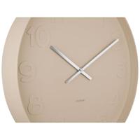 Karlsson Mr. Brown Numbers Wandklok L - Bruin - thumbnail