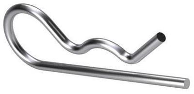 verende borgclip enkel 4mm D11024 L=60mm | 10 Stuk stuks