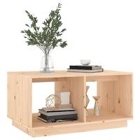 Salontafel 80x50x40 cm massief grenenhout - thumbnail