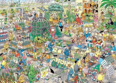 Jan Van Haasteren legpuzzel - het tuincentrum, 1000st.