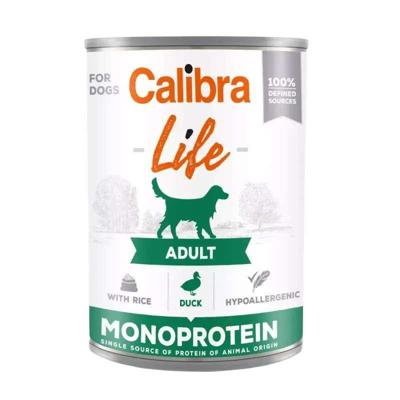 Calibra Life Dog Adult Monoprotein Eend natvoer hond 400 gram