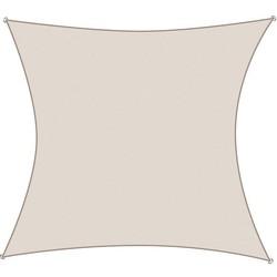 ProGarden schaduwdoek vierkant 3x3 m crèmekleurig