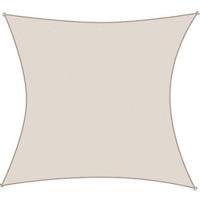 ProGarden schaduwdoek vierkant 3x3 m crèmekleurig - thumbnail