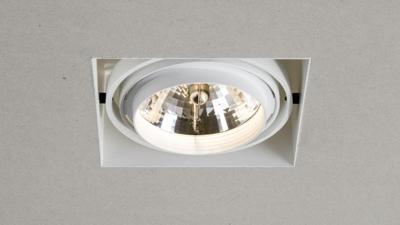 Dekko - Sitto Trimless 1x1 spot Aluminium