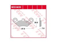 TRW -lucas remblokken "mcb 863" brake pad mcb 863 si sintered metal - thumbnail