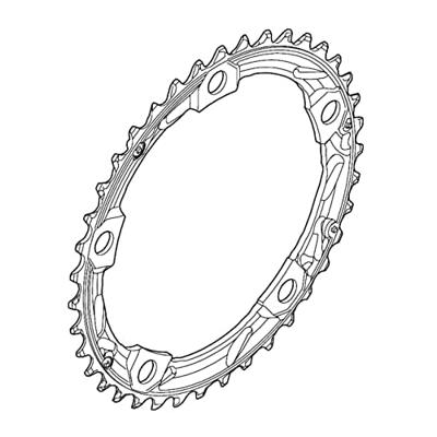 Shimano kettingblad 105/10v triple y1m498010 39t fc-5703 - thumbnail