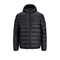 JACK & JONES JUNIOR gewatteerde jas JJEMAGIC zwart - thumbnail