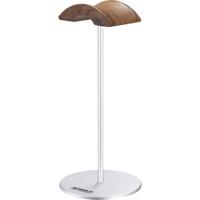 SpeaKa Professional SP-HPS-350 Koptelefoonstandaard Zilver, Walnoot - thumbnail