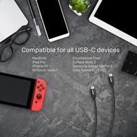 UNITEK C14059BK USB-kabel 2 m USB C Zwart - thumbnail