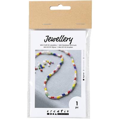Creativ Company Mini hobbyset sieraden, zoetwaterparel halskettingen, 1 doos