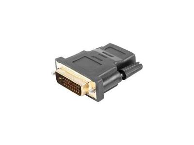 Lanberg AD-0010-BK tussenstuk voor kabels HDMI DVI-D Zwart