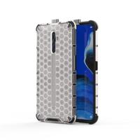 Voor oppo Reno2 Z schokbestendige honingraat PC + TPU case (wit) - thumbnail
