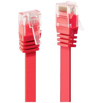 LINDY 47513 RJ45 Netwerkkabel, patchkabel CAT 6 U/UTP 3.00 m Rood 1 stuk(s)