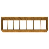 Plantenbak verhoogd 280x80x80 cm cortenstaal - thumbnail