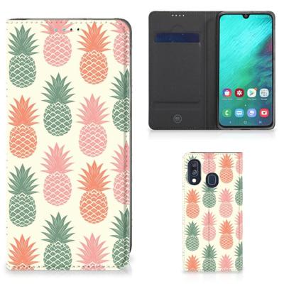 Samsung Galaxy A40 | Flip Style Cover | Ananas
