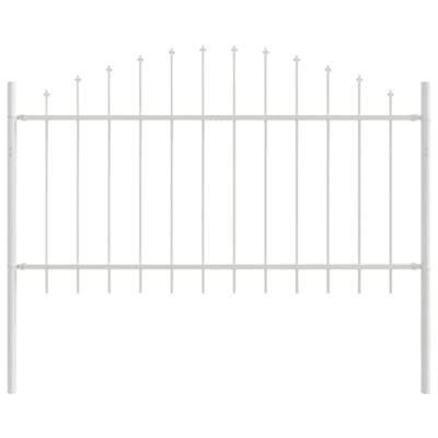 Tuinhek Wit 170 x 140 cm Gepoedercoat staal