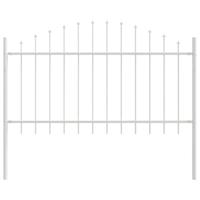 Tuinhek Wit 170 x 140 cm Gepoedercoat staal - thumbnail