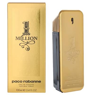 Paco Rabanne eau de toilette spray one million 100ml heren - thumbnail