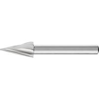 PFERD TOOLS 22423316 Freesstift HSS Spitse kegel Lengte 60 mm Afmeting, Ø 10 mm Werklengte 20 mm Schachtdiameter 6 mm 1 stuks - thumbnail