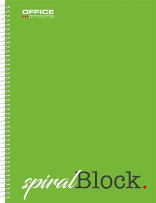OFFICE products spiraalschrift, A4, 80 blad, geruit 5mm