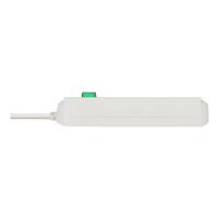 Stekkerdoos Eco-Line 3-Wegs 5.00 m Wit - Geaard - thumbnail