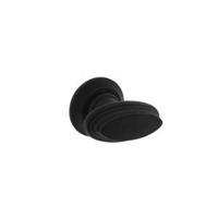 Intersteel Beukenhouten deurklink met rozet, zwart - thumbnail