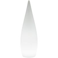 LED Tuin Vloerlamp 3W - Warm Wit 3000K - RGBW - Dimbaar - Ovaal - Mat Wit - thumbnail