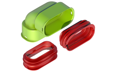 Air Excellent AE35sc Bocht 90° verticaal set Air Excellent AE35sc Bocht 90° verticaal set