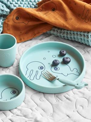 Done by Deer Sea Friends Serviesset - Blauw Done by Deer Sea Friends Serviesset - Blauw